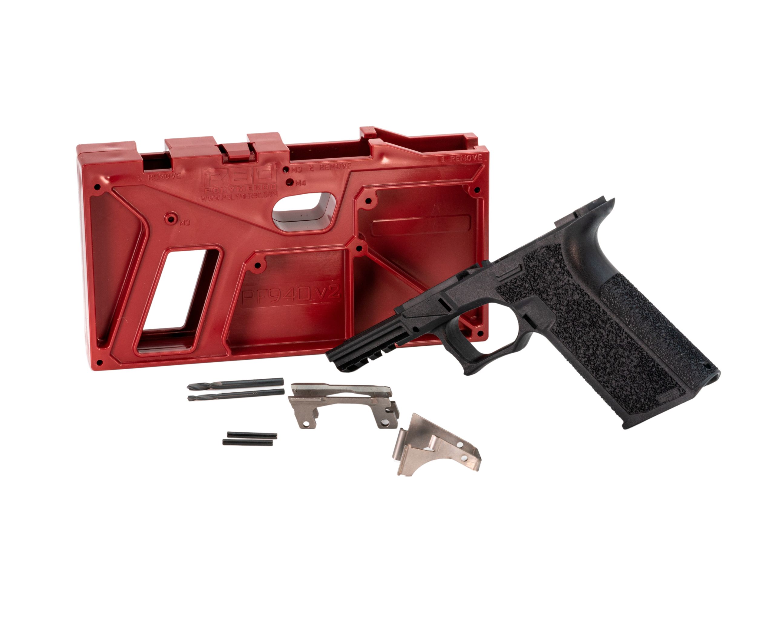 Polymer80 PF940V2 80% Full Size Bare Frame – Glock 17/22 Gen3 Compatible
